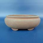 [ б/у ] бонсай горшок China .. маленький размер длинная сторона примерно 12.5cm эллипс горшок пакет тип грязь предмет China горшок на данный момент товар б/у горшок 