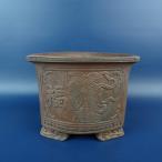 [ б/у ] бонсай горшок .. есть маленький размер длинная сторона примерно 14.5cm треугольник горшок вне . гравюра входить удача .... грязь горшок China горшок .. для на данный момент товар б/у горшок 