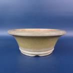 [ б/у ] бонсай горшок . гора маленький размер длинная сторона примерно 14cm круг горшок вне . внизу obi глазурь China горшок на данный момент товар б/у горшок 