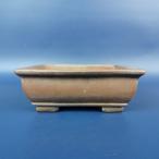 [ б/у ] бонсай горшок . весна . производства маленький размер длинная сторона примерно 11.5cm длина person горшок вне . внизу obi грязь горшок China горшок на данный момент товар б/у горшок 