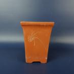 [ б/у ] бонсай горшок .. нет маленький размер высота примерно 10.6cm правильный person горшок гвоздь гравюра знак China горшок на данный момент товар б/у горшок 