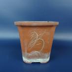 [ б/у ] бонсай горшок .. нет маленькая миска высота примерно 9.7cm правильный person горшок вне .. порез гвоздь гравюра знак China горшок на данный момент товар б/у горшок 