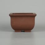 [ б/у ] бонсай горшок .. нет маленькая миска длинная сторона примерно 7.5cm правильный person горшок вне . грязь предмет на данный момент товар б/у горшок 