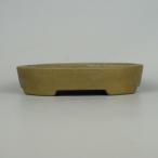 [ б/у ] бонсай горшок Tokoname asahi Kiyoshi маленький размер длинная сторона примерно 12.5cm эллипс горшок грязь предмет на данный момент товар б/у горшок 