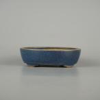 [ б/у ] бонсай горшок один . произведение маленький размер длинная сторона примерно 14cm эллипс горшок глазурь на данный момент товар б/у горшок 