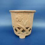 [ б/у ] бонсай горшок Kobe маленькая миска длинная сторона примерно 9cm круг горшок ..... отходит гравюра цветок . грязь горшок на данный момент товар б/у горшок 