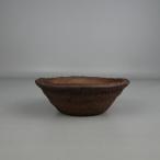 [ б/у ] бонсай горшок Tokoname дракон пик маленькая миска длинная сторона примерно 9.8cm круг горшок грязь горшок на данный момент товар б/у горшок 