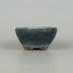 [ б/у ] бонсай горшок . тысяч маленькая миска длинная сторона примерно 7.5cm круг горшок лазурит глазурь на данный момент товар б/у горшок 