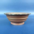 [ б/у ] бонсай горшок Tokoname тысяч .. маленькая миска длинная сторона примерно 8.3cm круг горшок вне . средний obi грязь предмет на данный момент товар б/у горшок 