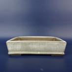 [ б/у ] бонсай горшок flat дешево бамбук гора маленький размер длинная сторона примерно 13.1cm длина person горшок . входить глазурь на данный момент товар б/у горшок 