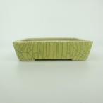 [ б/у ] бонсай горшок синий . маленький размер длинная сторона примерно 12.2cm длина person горшок . входить глазурь на данный момент товар б/у горшок 