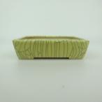 [ б/у ] бонсай горшок синий . маленький размер длинная сторона примерно 12.3cm длина person горшок . входить глазурь на данный момент товар б/у горшок 