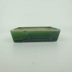 [ б/у ] бонсай горшок синий . маленький размер длинная сторона примерно 11.8cm длина person горшок глазурь на данный момент товар б/у горшок 