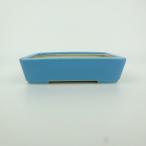 [ б/у ] бонсай горшок синий . маленький размер длинная сторона примерно 12cm длина person горшок глазурь на данный момент товар б/у горшок 