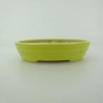 [ б/у ] бонсай горшок синий . маленький размер длинная сторона примерно 12.1cm эллипс горшок средний obi глазурь на данный момент товар б/у горшок 