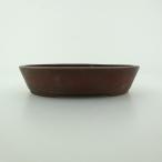 [ б/у ] бонсай горшок синий . маленький размер длинная сторона примерно 11.6cm эллипс горшок грязь предмет на данный момент товар б/у горшок 