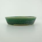 [ б/у ] бонсай горшок синий . маленький размер длинная сторона примерно 12cm эллипс горшок глазурь на данный момент товар б/у горшок 