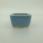 [ б/у ] бонсай горшок синий . бобы горшок длинная сторона примерно 4.4cm правильный person горшок глазурь на данный момент товар б/у горшок 