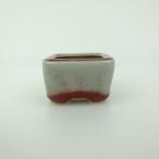 [ б/у ] бонсай горшок синий . бобы горшок длинная сторона примерно 4.4cm правильный person горшок глазурь на данный момент товар б/у горшок 