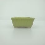 [ б/у ] бонсай горшок синий . маленькая миска длинная сторона примерно 5.8cm длина person горшок . есть . входить глазурь на данный момент товар б/у горшок 