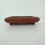 [ б/у ] бонсай горшок синий . маленький размер длинная сторона примерно 11.5cm длина person горшок уровень пара грязь предмет на данный момент товар б/у горшок 