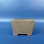 [ б/у ] бонсай горшок синий способ маленькая миска длинная сторона примерно 6.4cm правильный person горшок грязь горшок на данный момент товар б/у горшок 