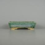 [ б/у ] бонсай горшок .. маленький размер длинная сторона примерно 15.5cm длина person горшок глазурь на данный момент товар б/у горшок 