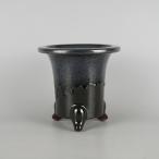 [ б/у ] горшок цветочный горшок Ran горшок . правильный маленький размер высота примерно 18.2cm круг горшок глазурь на данный момент товар б/у горшок 