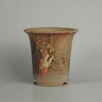 [ б/у ] горшок цветочный горшок Ran горшок маленький размер высота примерно 10.3cm круг горшок цветная роспись узор грязь предмет на данный момент товар б/у горшок 