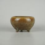 [ б/у ] бонсай горшок . видеть маленький размер длинная сторона примерно 12cm круг горшок глазурь на данный момент товар б/у горшок 