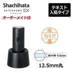 シヤチハタ データーネームEX 12号 スタンド式(印面サイズ：直径12.5mm) テキスト入稿(Aタイプ) データネーム