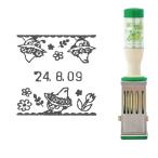 日付印 スナフキン Mサイズ ムーミン谷 はんこ サンビー テクノタッチデータ デザイナーズスタンプ