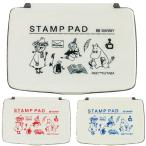 ムーミン スタンプパッド スタンプ台 スナフキン リトルミイ サンビー インクパッド ハンコ キャラクター ムーミン谷