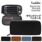 ショッピングD90 ラダイト ラウンドジップ ペンケース エッセンシャル アドリアレザー スタイリッシュ LUDDITE レザー ADRIA ブラック ブラウン 耐久性 プレゼント ギフト