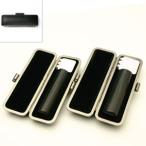 ショッピング印鑑 印鑑 はんこ 実印 銀行印 XLセット 2本セット (実印：18mm 銀行印：15mm) 玄武（黒彩樺)  印鑑ケース（ブラックメタル枠）付き 個人用 ハンコ 判子 送料無料