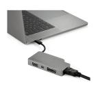 StarTech.com [CDPVDHDMDP2G] USB Type-C接続マルチディスプレイアダプタ 4K/60Hz対応 スペースグレー VGA/DVI/HDMI/mDP出力対応