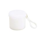 ロゴ入れ、名入れ・販促品・ノベルティに!　ケース入りレインポンチョ(ホワイト)