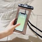 名入れ ロゴ入れ オリジナル/販促品 ノベルティ グッズ　防水スマホケース(ネックストラップ付き)