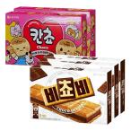 *11/20 поступление последовательность отправка * бесплатная доставка выгодный шоколад сладости комплект [ Orion bichobi125g×3 шт + Lotte kanchi .( шоколадные снеки )50g×2 шт ]