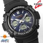 G-SHOCK 腕時計 Gショック 電波ソーラー CASIO カシオ アナデジ AWG-M100SB-2A
