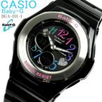 カシオ ベビーG CASIO Baby-G レディース 腕時計 マルチカラー ブラック BGA-101-1 ベビーG/Baby-G アナデジ