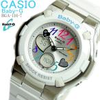 カシオ ベビーG CASIO Baby-G レディース 腕時計 マルチカラー ホワイト シルバー BGA-116-7 ベビーG/Baby-G アナデジ