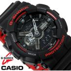 ショッピングg-shock ブラック CASIO カシオ G-SHOCK Gショック 腕時計 メンズ アナデジ GA-110HR-1A ブラック レッド