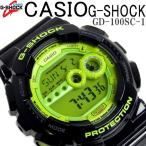 Yahoo! Yahoo!ショッピング(ヤフー ショッピング)CASIO G-SHOCK Crazy Colors カシオ クレイジーカラーズ 腕時計 GD-100SC-1 Gショック メンズ 腕時計 ブランド 黒 ブラック