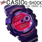 Yahoo! Yahoo!ショッピング(ヤフー ショッピング)G-SHOCK カシオ 腕時計 GD-100SC-6 クレイジーカラーズ Gショック ジーショック ピンク パープル