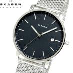 スカーゲン SKAGEN 腕時計 メンズ ハーゲン 40mm カレンダー クオーツ SKW6327 ネイビー watch 時計