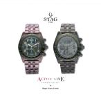 STAG TYO スタッグ 腕時計 メンズ STG007B 国産高性能クロノグラフ 日本製