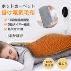 赤字覚悟!ホットカーペット 電気毛布 ホットマット 10段階温度調節 タイマー機能 敷きマット 過熱防止 一人用 ひざ掛け 在宅勤務 テレワーク 防寒 省エネ