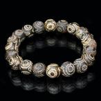 Yahoo! Yahoo!ショッピング(ヤフー ショッピング)パワーストーン ブレスレット 三眼天珠 DziBeads 10mm 天然石 【送料無料】