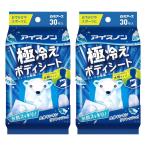【まとめ買い】2個セット 極冷えボディシート ミントの香り 30枚入